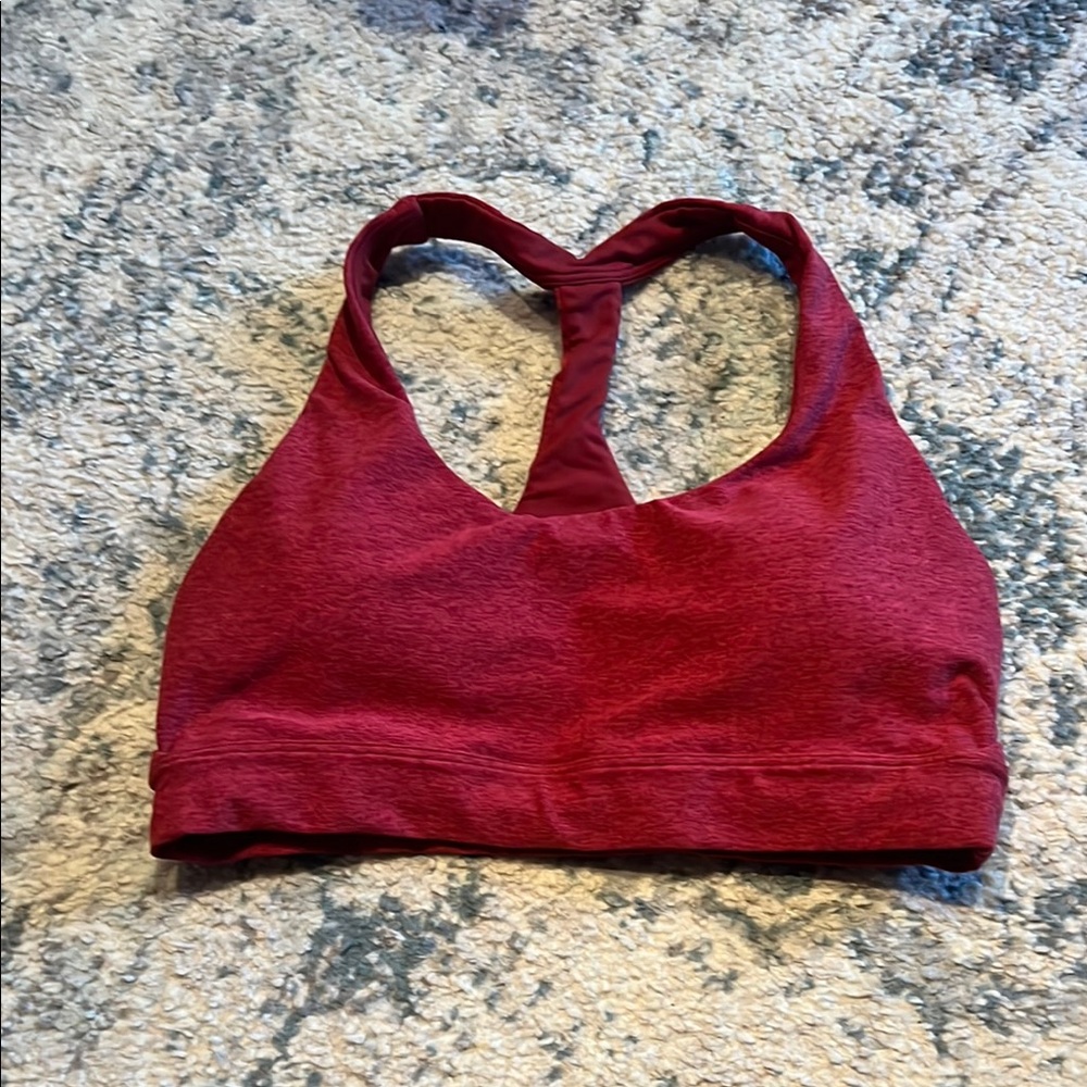 Red Sports Bra